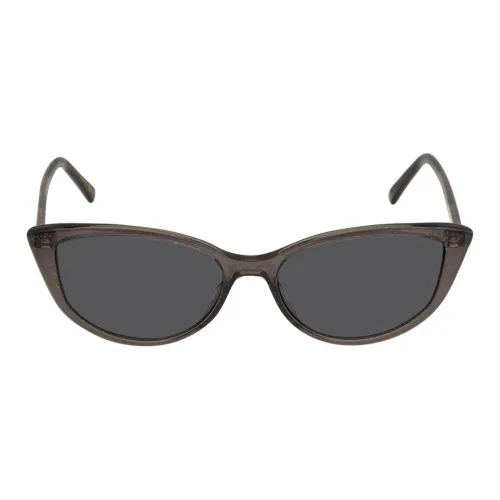 Jimmy Choo Пластик Кошачий глаз Солнцезащитные очки Женские Черный