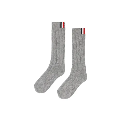 THOM BROWNE Серые Женские Носки MID до икры