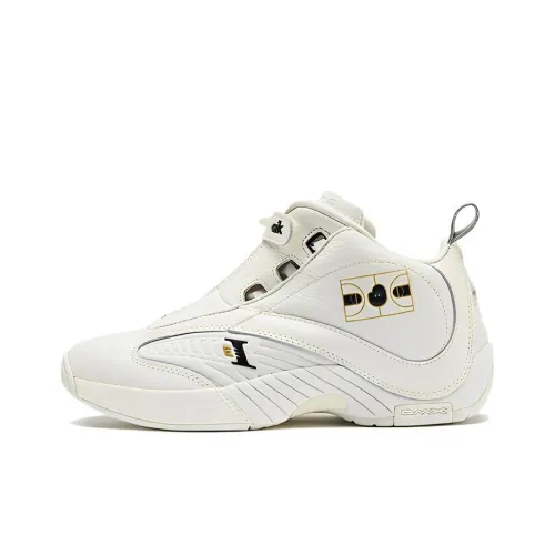 UNIK X x Reebok совместный бренд Answer4 Low Топ Винтажные баскетбольные кроссовки Унисекс Экрю