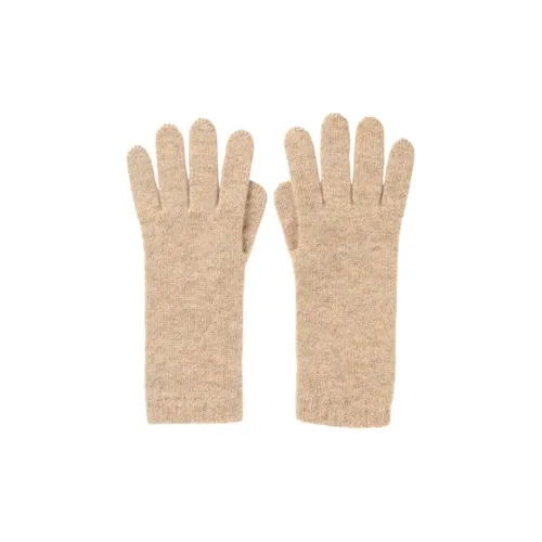 JOHNSTONS OF ELGIN Вязаные перчатки Женские Овсяный