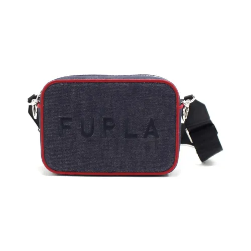 Furla Denim Camera Сумка Сумка через плечо Сумка на плечо Женская Черная Серый