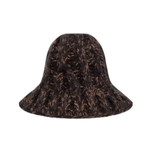 MM6 MAISON MARGIELA Акрил Шерсть Полиамид Полиэстер Шляпы ведра Женские Коричневый