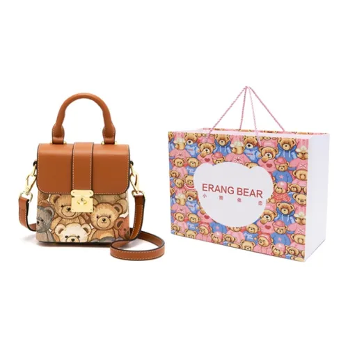 ERANGBEAR Полиэстер с искусственной кожей Чехол для телефона Сумка через плечо Мини Женский Коричневый Синий