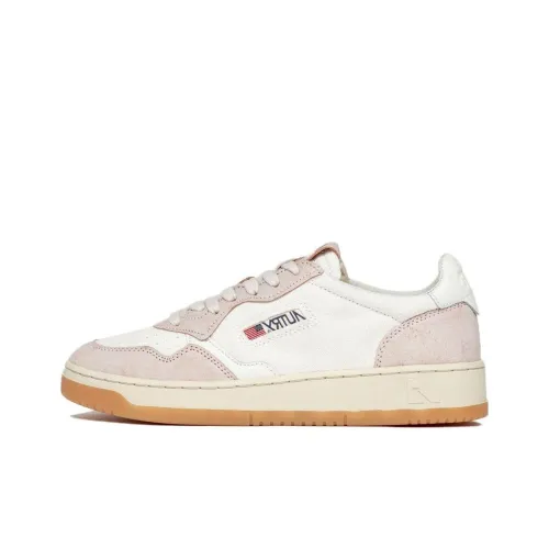 AUTRY Medalist Low Топ Скейтборд Кроссовки Женские Белые Розовые