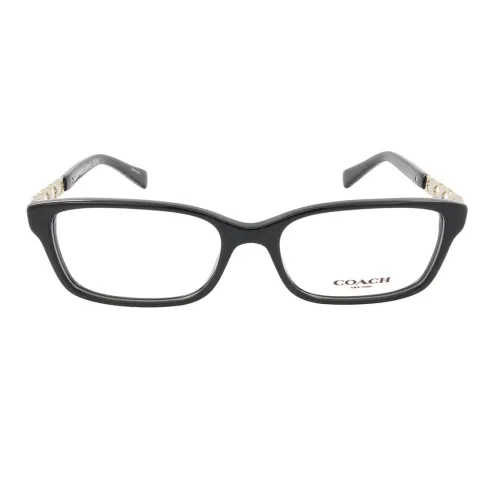 COACH Пластик Прямоугольный Оправы для очков Женские Черный