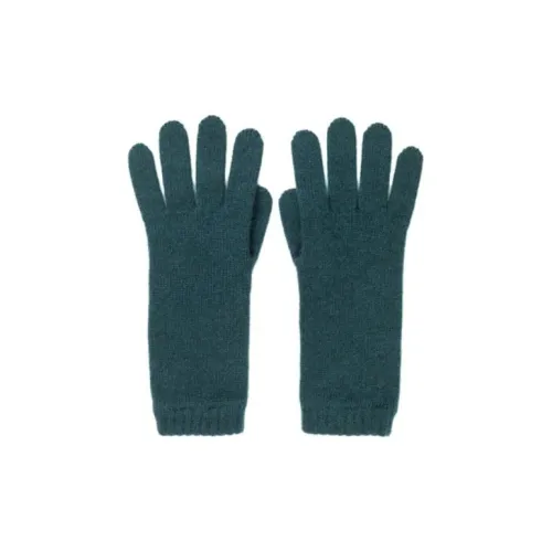 JOHNSTONS OF ELGIN Вязаные перчатки Женские Зеленый