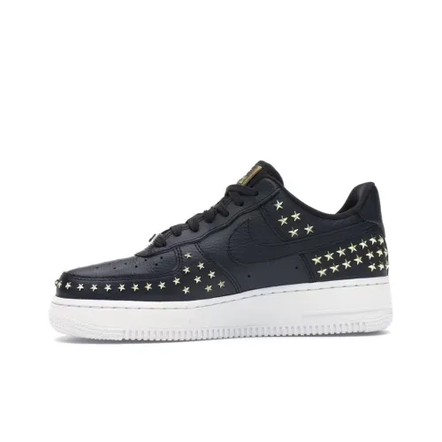 Nike Air FORCE 1 Low Топ Скейтборд Кроссовки Женские Черные