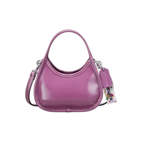 Coachtopia Ergo Лакированная кожа Сумка через плечо Мини Женская Сиреневый Ягода
