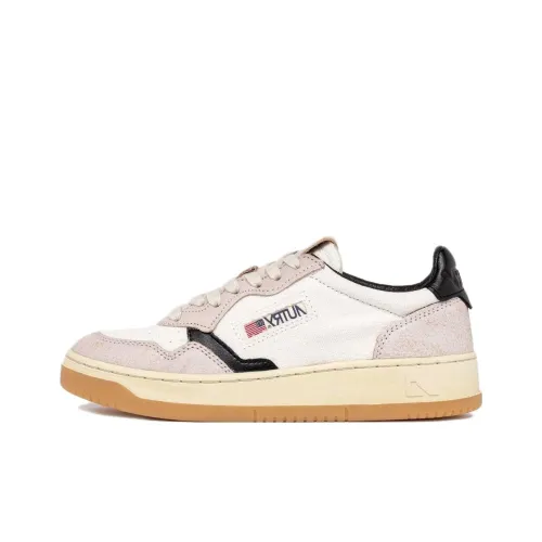 AUTRY Medalist Low Топ Скейтборд Кроссовки Женские Бежевый Розовый Черный