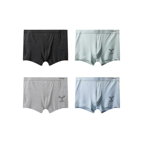 Lanza Medium Gray + Light Green + Light Gray + Light Blue Мужские боксер-шорты