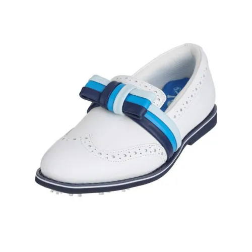 GFORE SPIKE Chris Низкий Топ Обувь для гольфа Женская Белая