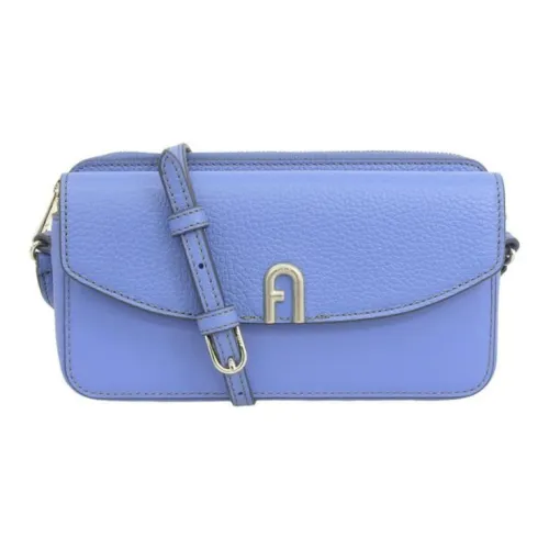 Furla Primula Кожа Плечевая сумка Женская Синяя