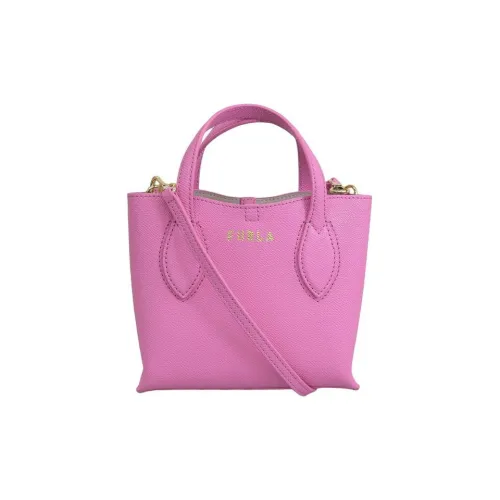 Furla Кожа Тоут Сумка Сумка для покупок Сумка на плечо Сумка мини Женская Розовая