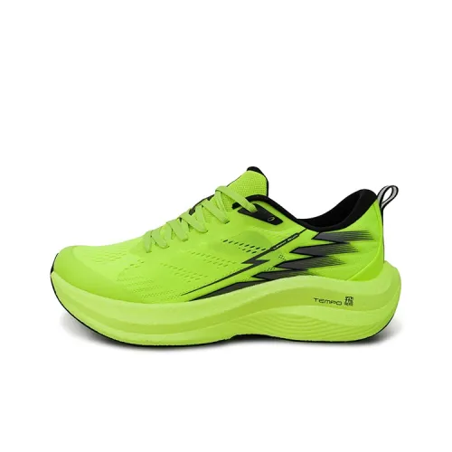 LPMX Амортизация Противоскользящий Дышащий Легкий Низкий Топ Карбоновая Плита Беговые Кроссовки Унисекс Неон Зеленый