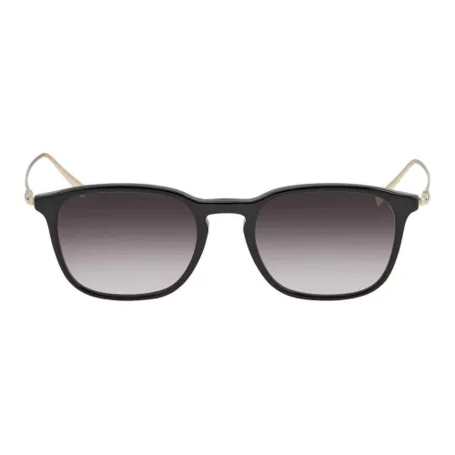 FERRAGAMO Пластик Квадратные Солнцезащитные очки Унисекс Золото