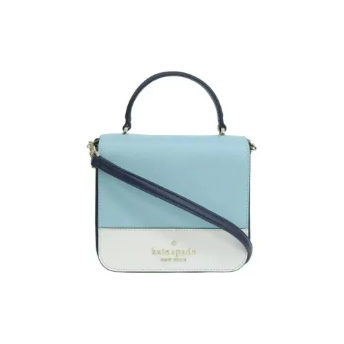Kate Spade Сумка через плечо из кожи сумка на плечо женская светло-синяя и бежевая