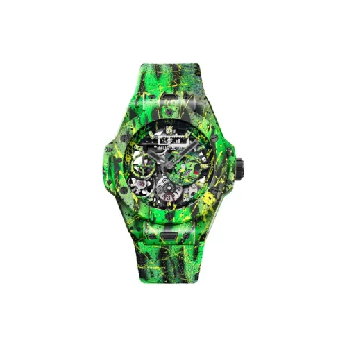 Коллекция Hublot Big Bang Механизм с ручным заводом Мужские часы Часы 44 мм Черепный циферблат