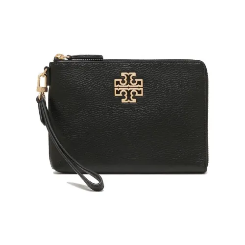 TORY BURCH Britten Кожа Клатч Большой Женский Черный