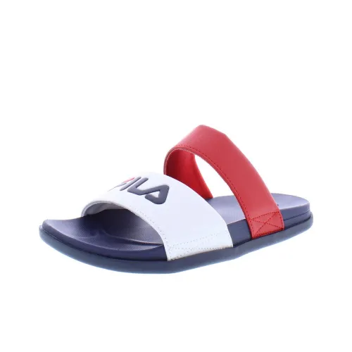 FILA Bazar Slide Тапочки Синий Красный Женские