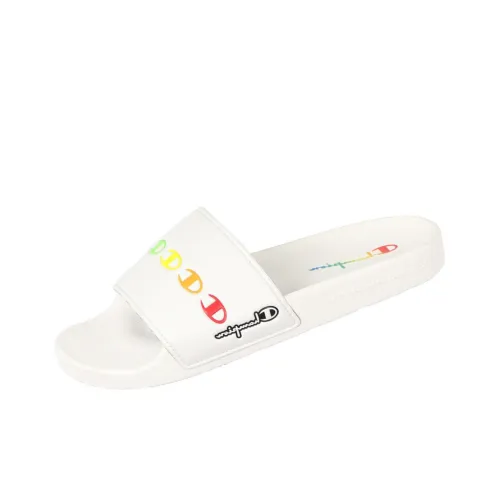 Champion IPO Slide Slippers Men's White