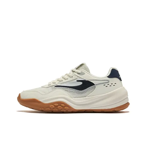 Erke Амортизация Износостойкий Низкий Топ Кэжуал Мужской Микрокристаллический Белый Fjord Синий