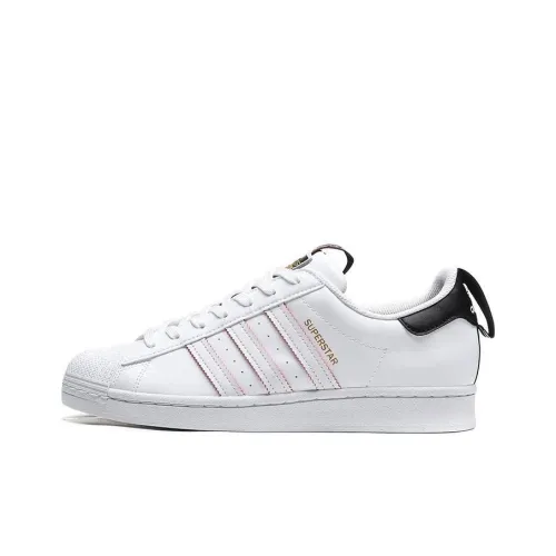 Adidas Originals SUPERSTAR LOW Топ Скейтборд Кроссовки Унисекс Белый Красный
