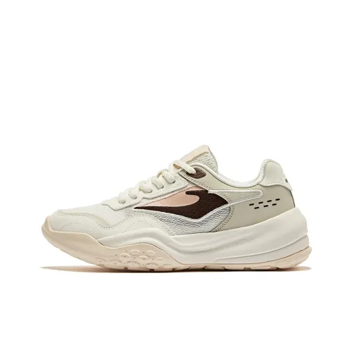 Erke Сыры Амортизация Износостойкий Низкий Топ Кэжуал Женский Микрокристаллический Белый Пемзовый Серый