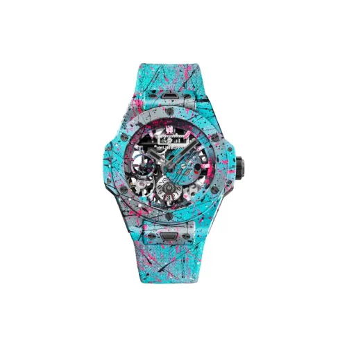 Коллекция Hublot Big Bang Механизм с ручным заводом Мужские часы Часы 44 мм Черепный циферблат