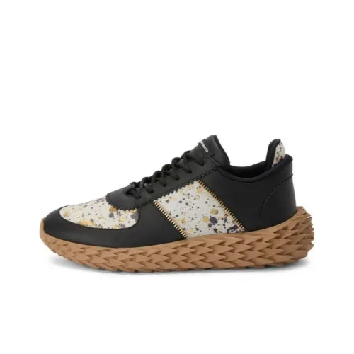 Giuseppe Zanotti GZ Urchin Низкий Топ Повседневная Обувь Мужская Обсидиановый Черный