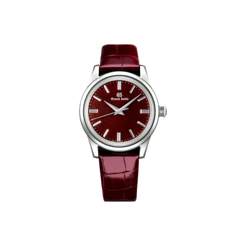 SEIKO Ручной Механический Movement Унисекс Grand Series Часы 37,3mm*11,7mm Красный