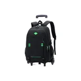 Чёрный, зелёный, шестиколёсный.