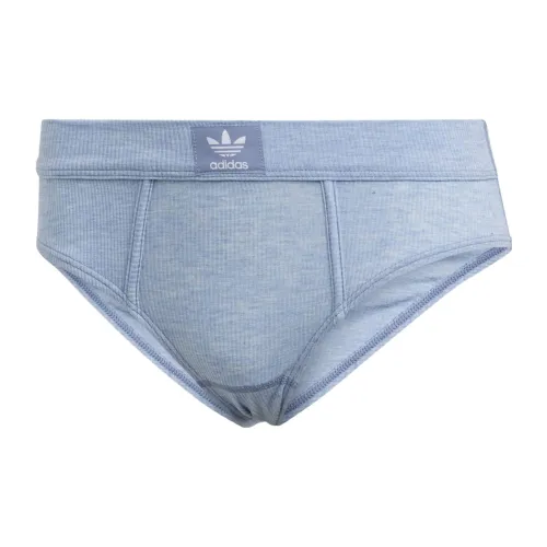 Adidas Originals Adicolor FLEX RIBBED Cotton BIKINI PANTS Underwear Women's 1 Pack Denim Blue