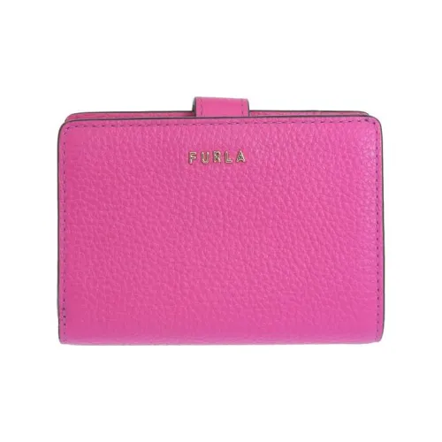 Furla Кожа Монета Кошелек Держатель для карт кошелек Маленький Женский Активный Розовый