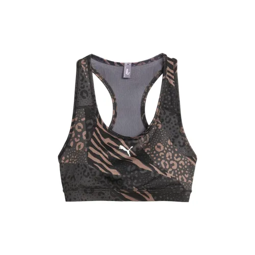 PUMA Brassière DE Sport Imprimée 4KEEPS Бюстгальтер Женские Черный