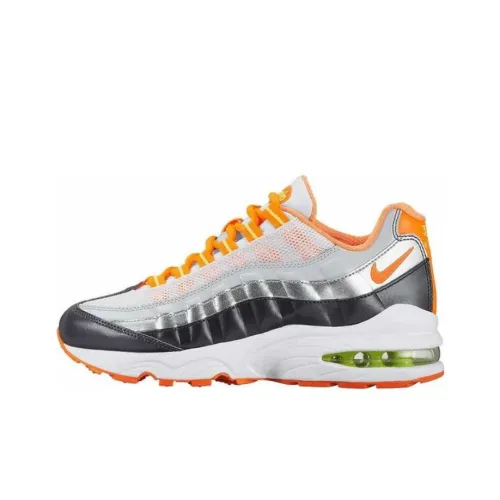 Nike Air Max 95 Low Топ Повседневная обувь Женская Черный Белый Оранжевый