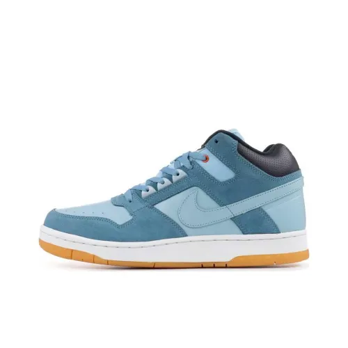 Supreme x Nike SB Delta FORCE 3 4 Амортизация Износостойкий MID Топ Скейтборд Кроссовки Мужские Синий