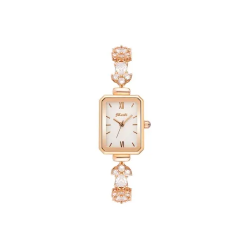 Jbaili Кварцевый механизм сплав ремешок женские часы белый циферблат