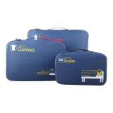 Темно-синий, синий, многоцветный, мешок для хранения, 3 в 1 (1 большой размер + 1 средний размер + 1 маленький размер)