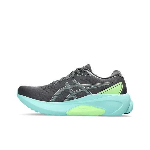 Asics Gel Kayano 30 Устойчивый к истиранию Дышащие Низкие Кроссовки для Бега Мужские Черные Синие