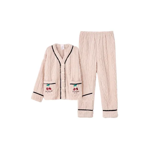 DUOLAMEI Абрикос Женские Пижамные Комплекты