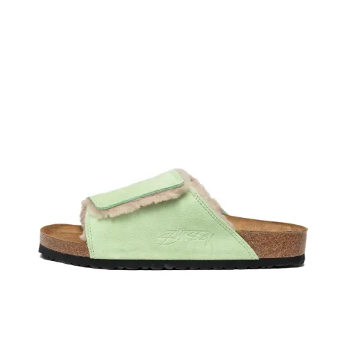 Stussy x Birkenstock Слипоны Унисекс Зеленый