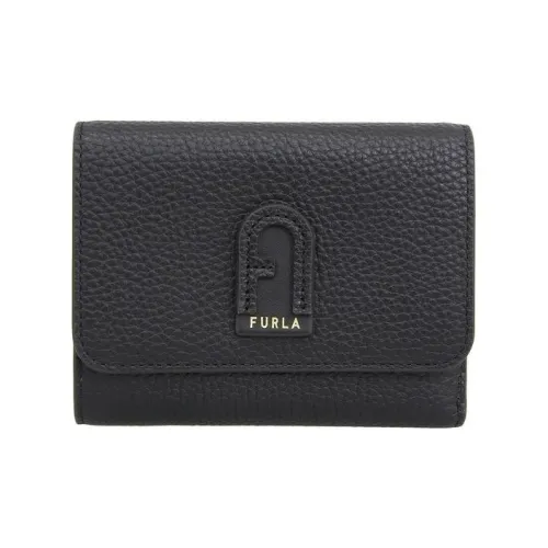 Furla Кожа Кошелек Женские Черный и Серый