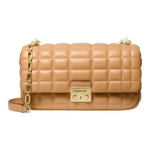 MICHAEL KORS Овчина Pillow Bag Сумка Сумка Сумка через плечо Большая Женская Арахисовый