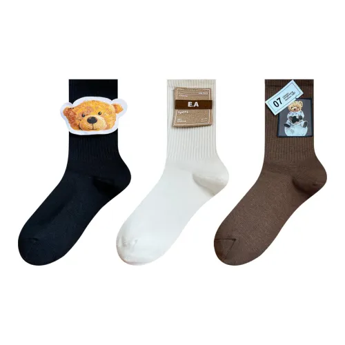 AUGUST Crew Socks Women's 3 Pack AUGUST Носки Crew Женские 3 Пачки