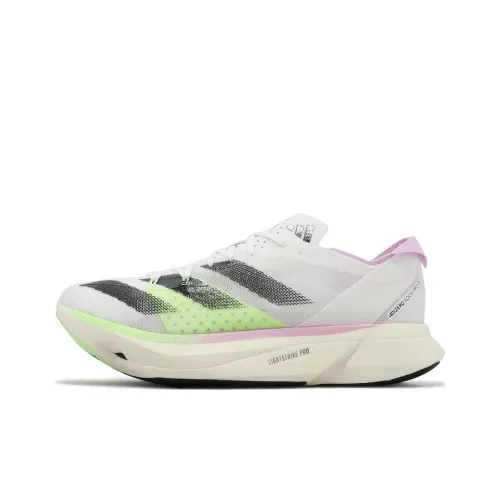 Adidas Adizero Adios Pro 3 Rebound Низкий Топ Карбоновая Плита Марафон Длинный Бег Обувь Мужская Зеленая