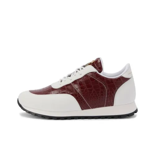 Giuseppe Zanotti GZ Jimi Low Топ Повседневная обувь Мужская Бордовый