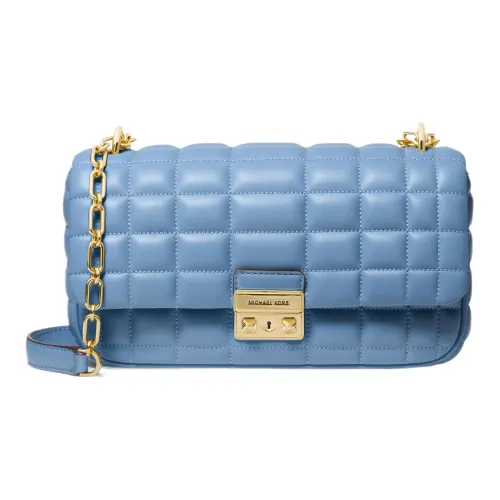 MICHAEL KORS Sheepskin Pillow Bag Handbag Shoulder Bag Women's Light Blue