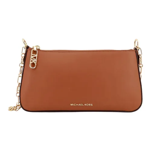 MICHAEL KORS Сумка через плечо из кожи женская коричневая