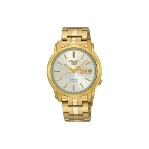 SEIKO Автоматический Механический Механизм Мужские Часы 38 мм Белый