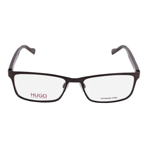 HUGO BOSS Металл Квадратные Солнцезащитные очки Мужские Черные